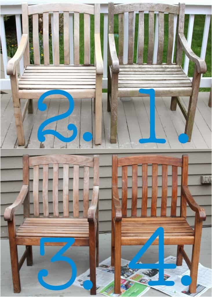 how to restore teak outdoor furniture