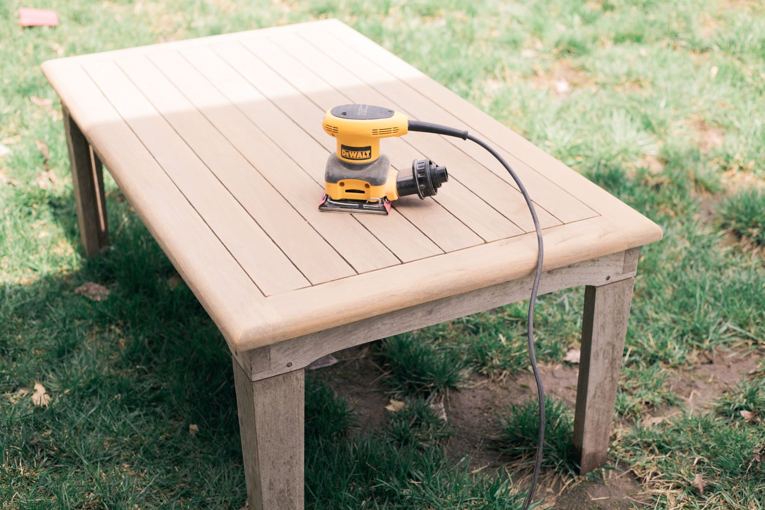 how to refinish teak outdoor furniture