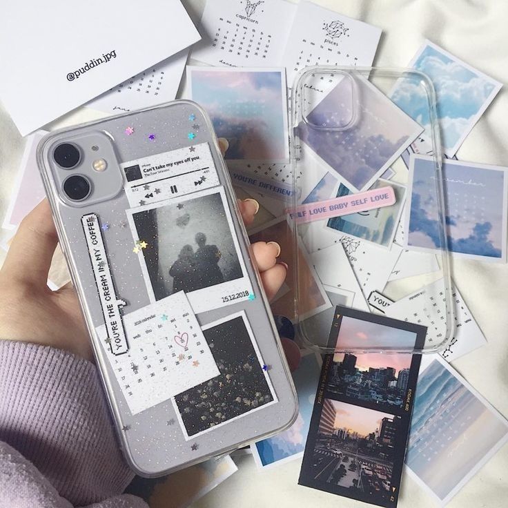 diy clear phone case ideas