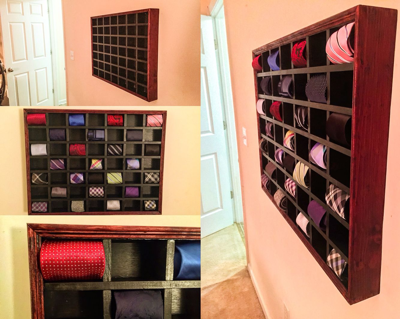 diy tie racks