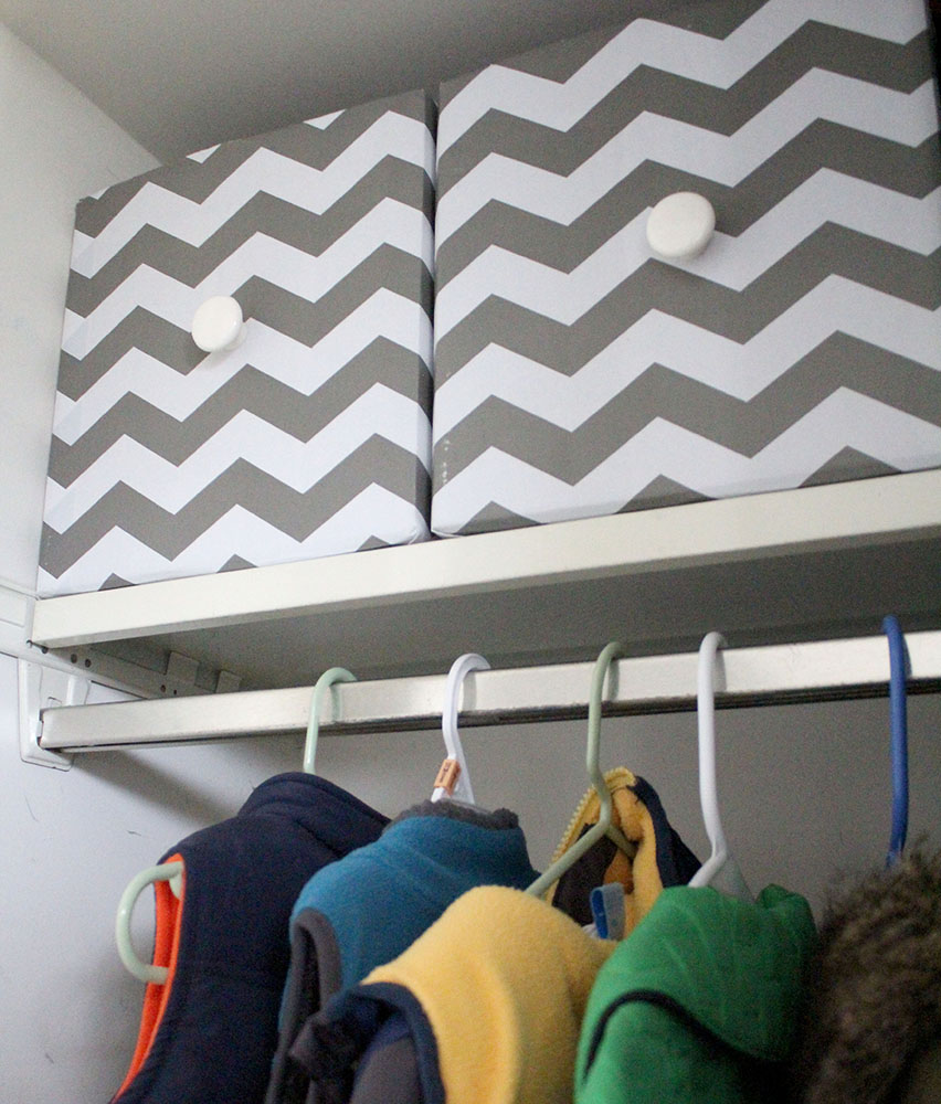 diy cardboard box storage ideas