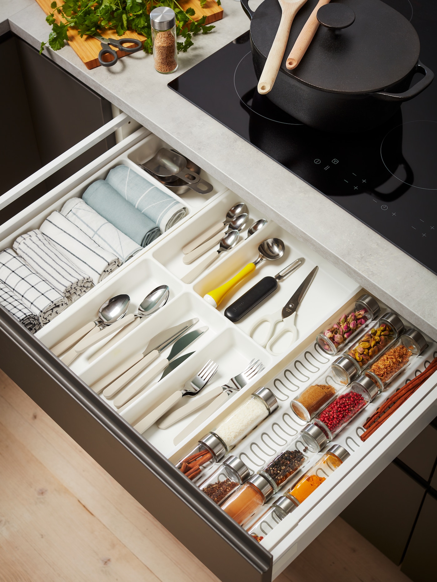 ikea plate drawer organizer