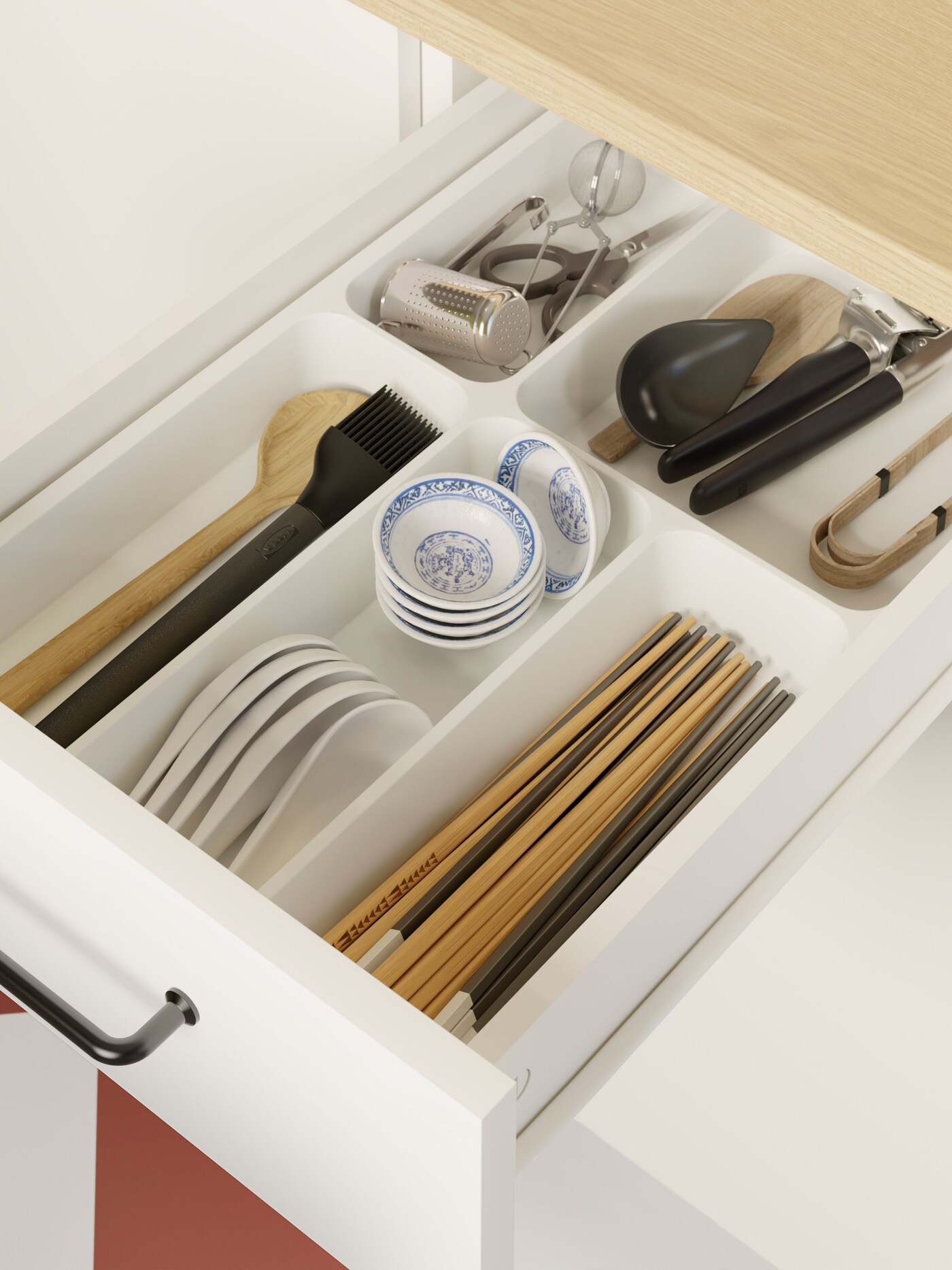 ikea plate drawer organizer