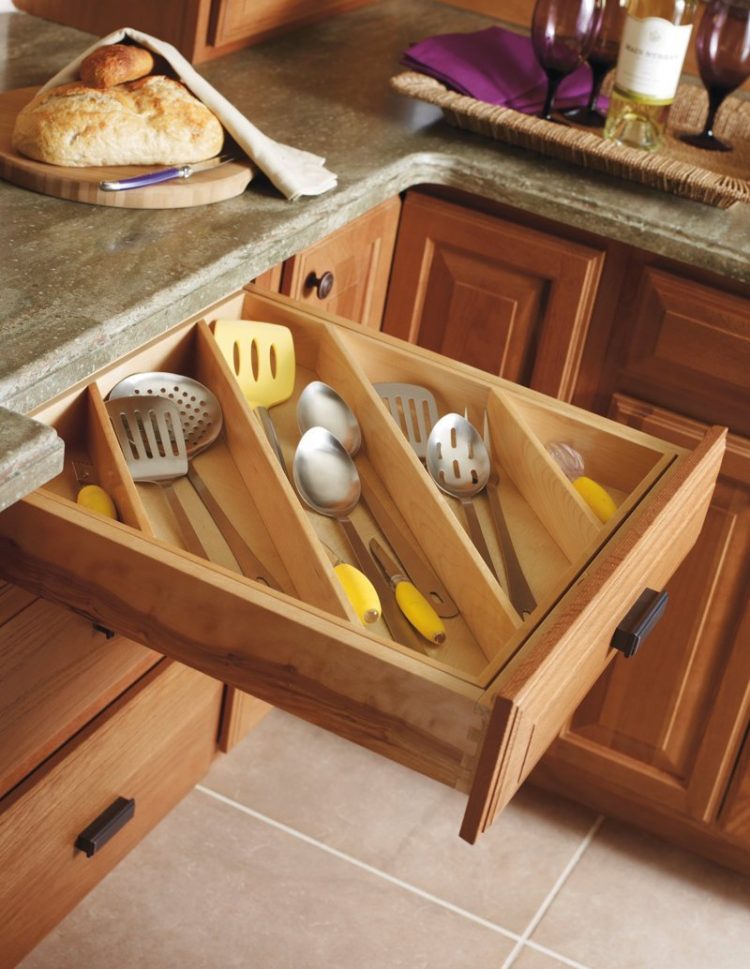 diy kitchen utensil drawer organizer