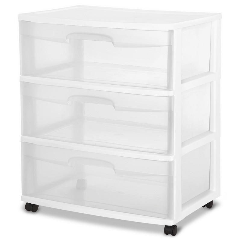 closetmaid 3 drawer organizer white