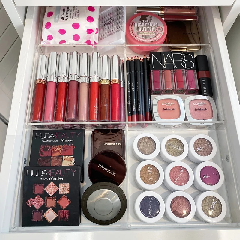 diy makeup drawer organizer