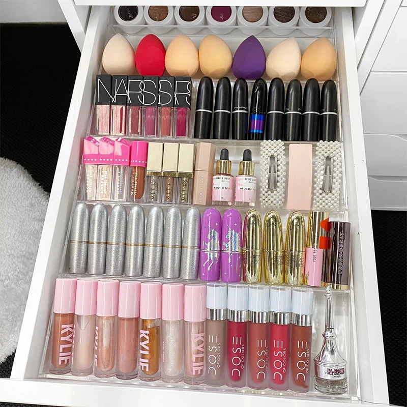 diy makeup drawer organizer