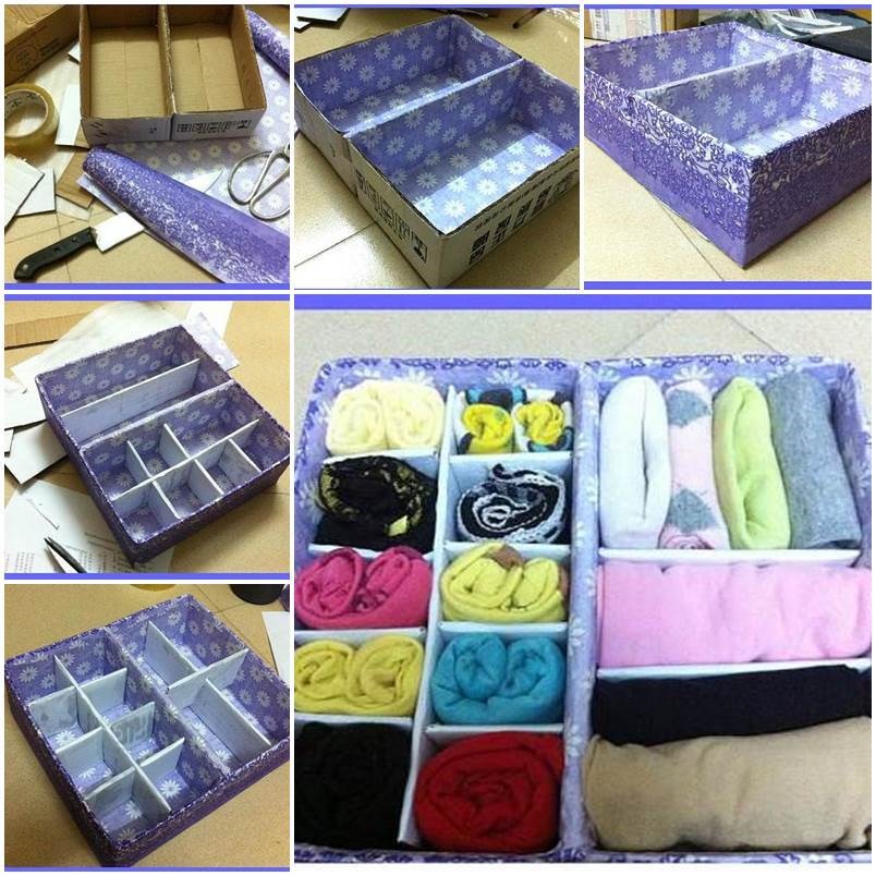 drawer organizer cardboard