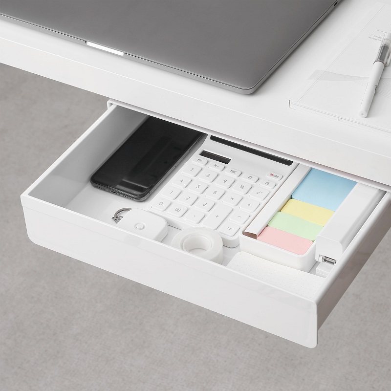 underdesk organizer add on drawer