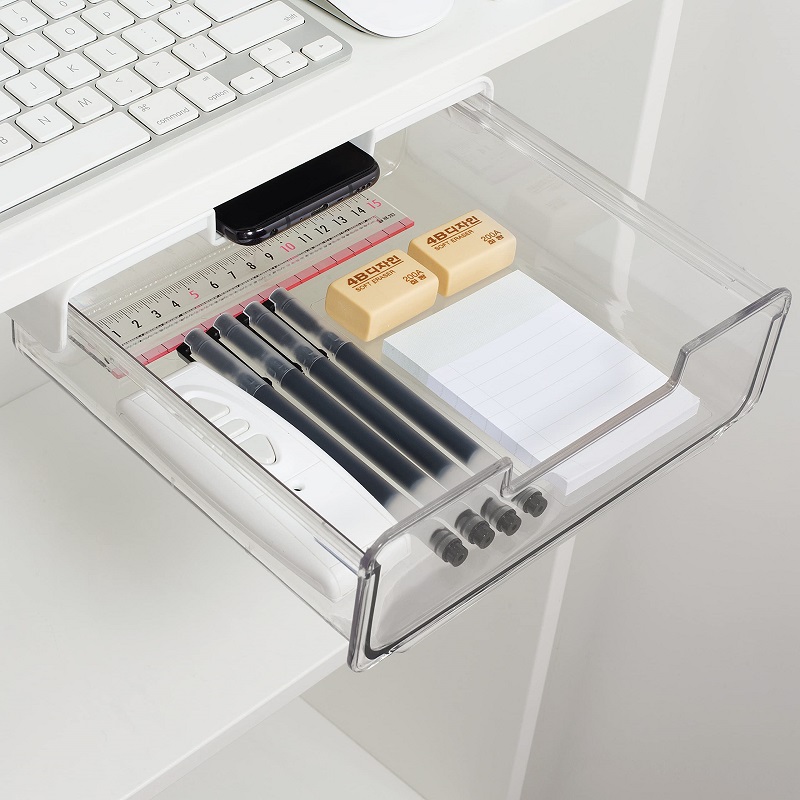 underdesk organizer add on drawer