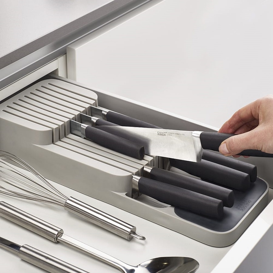 diy knife drawer organizer