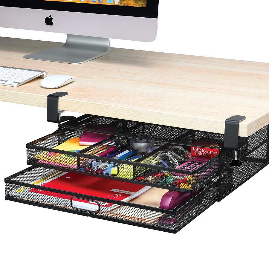 underdesk organizer add on drawer
