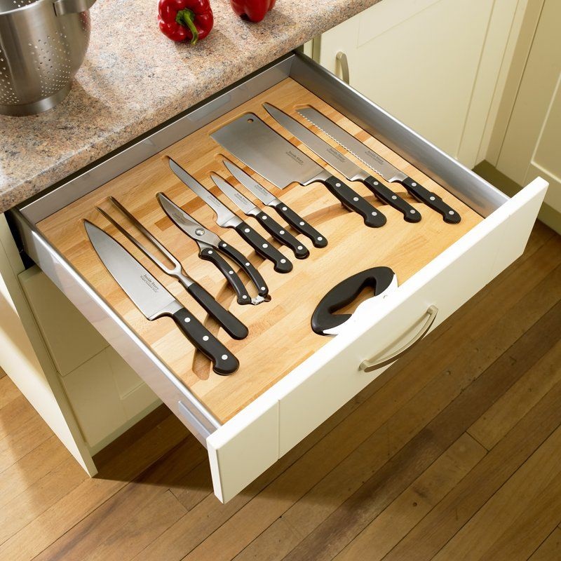 knife drawer organizer diy
