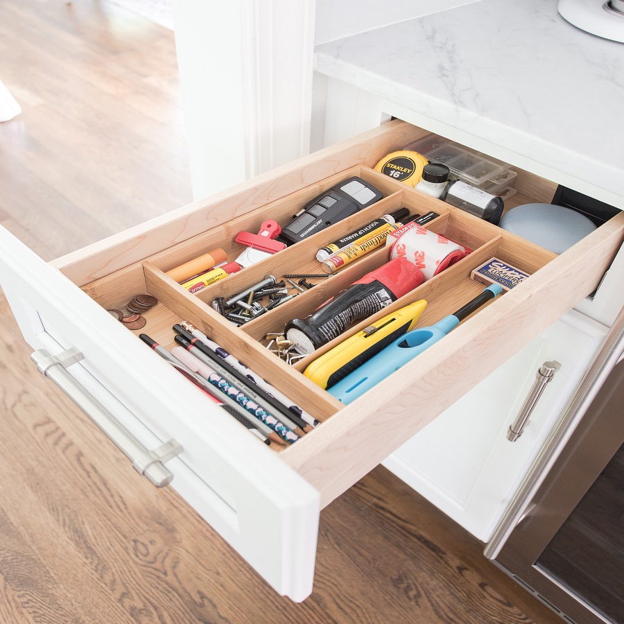 diy junk drawer organizer