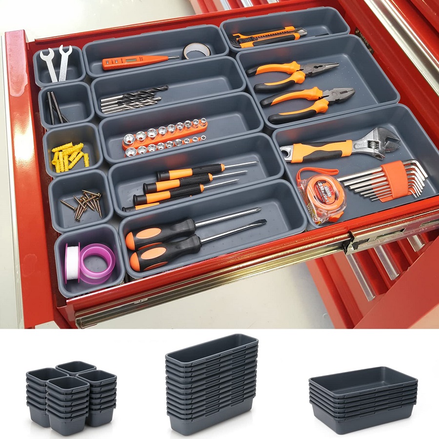 husky 28-drawer small parts organizer
