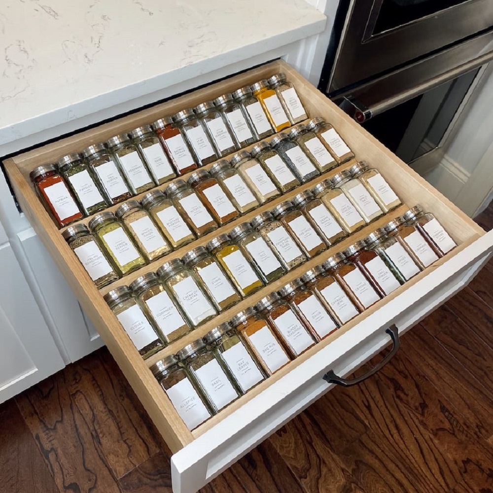 spice drawer organizer diy