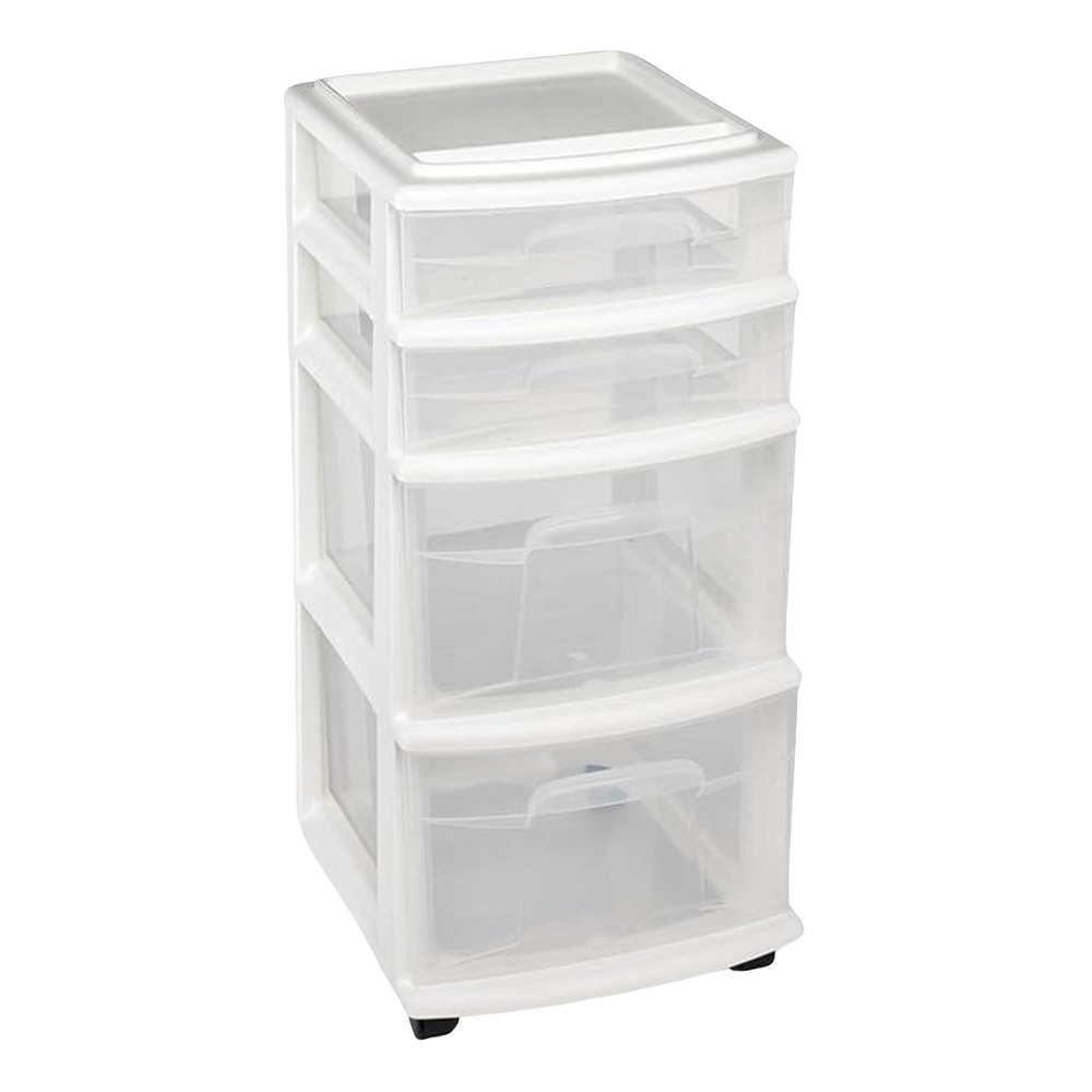 4 drawer plastic organizer