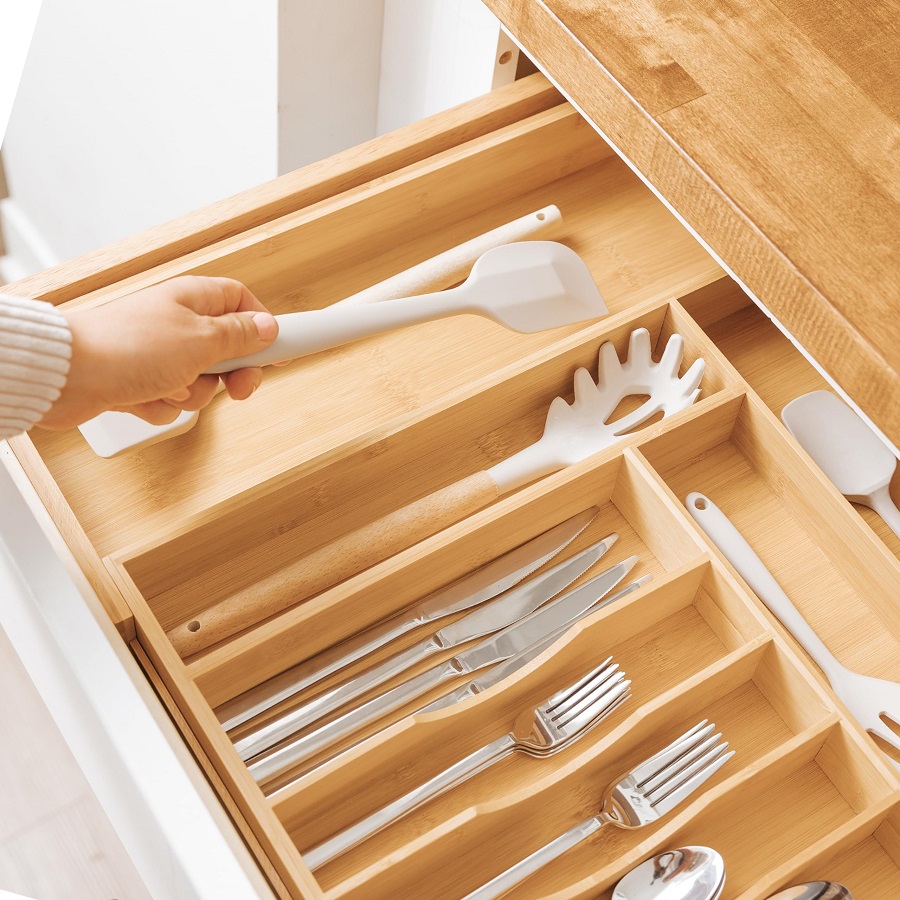 diy kitchen utensil drawer organizer