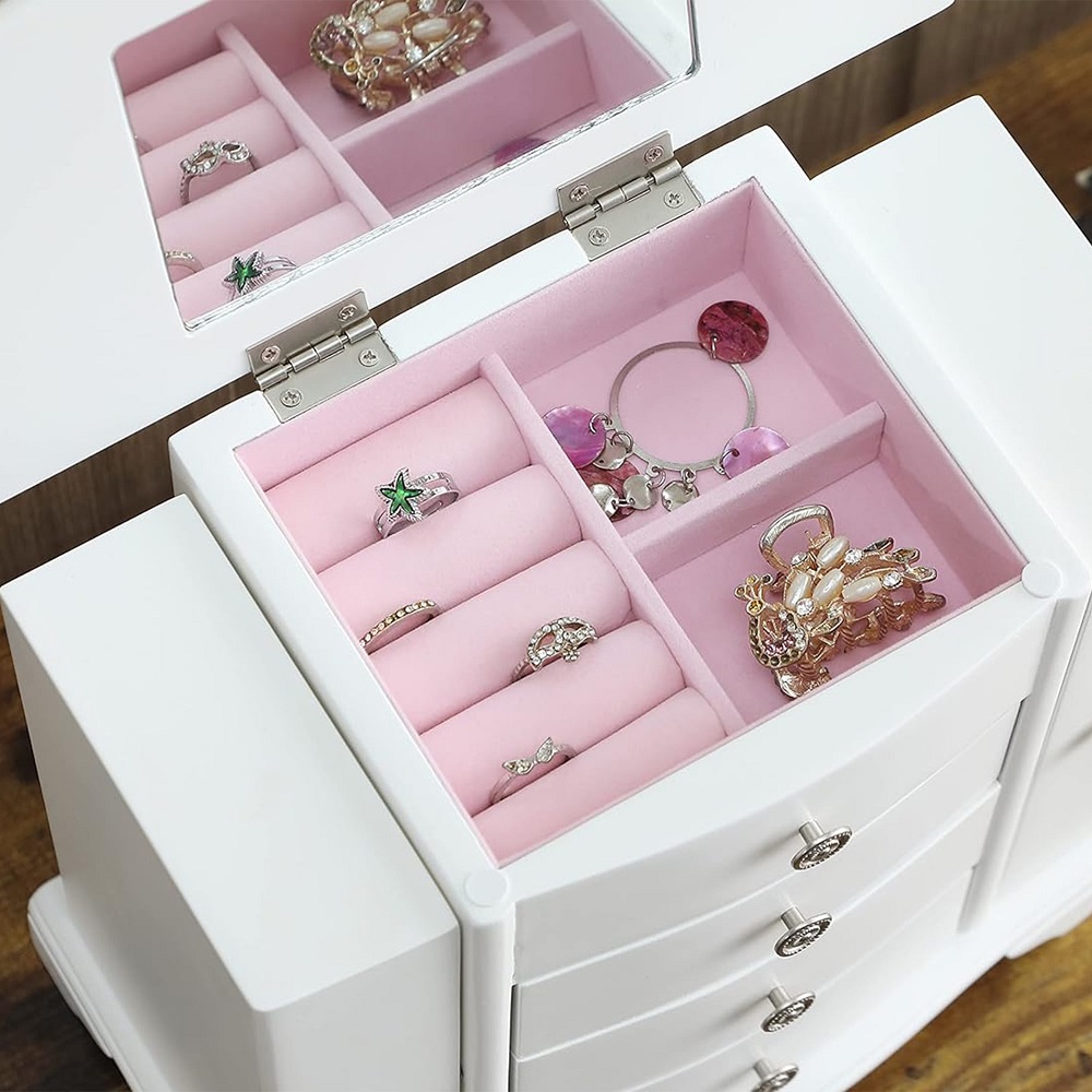 pink box jewelry