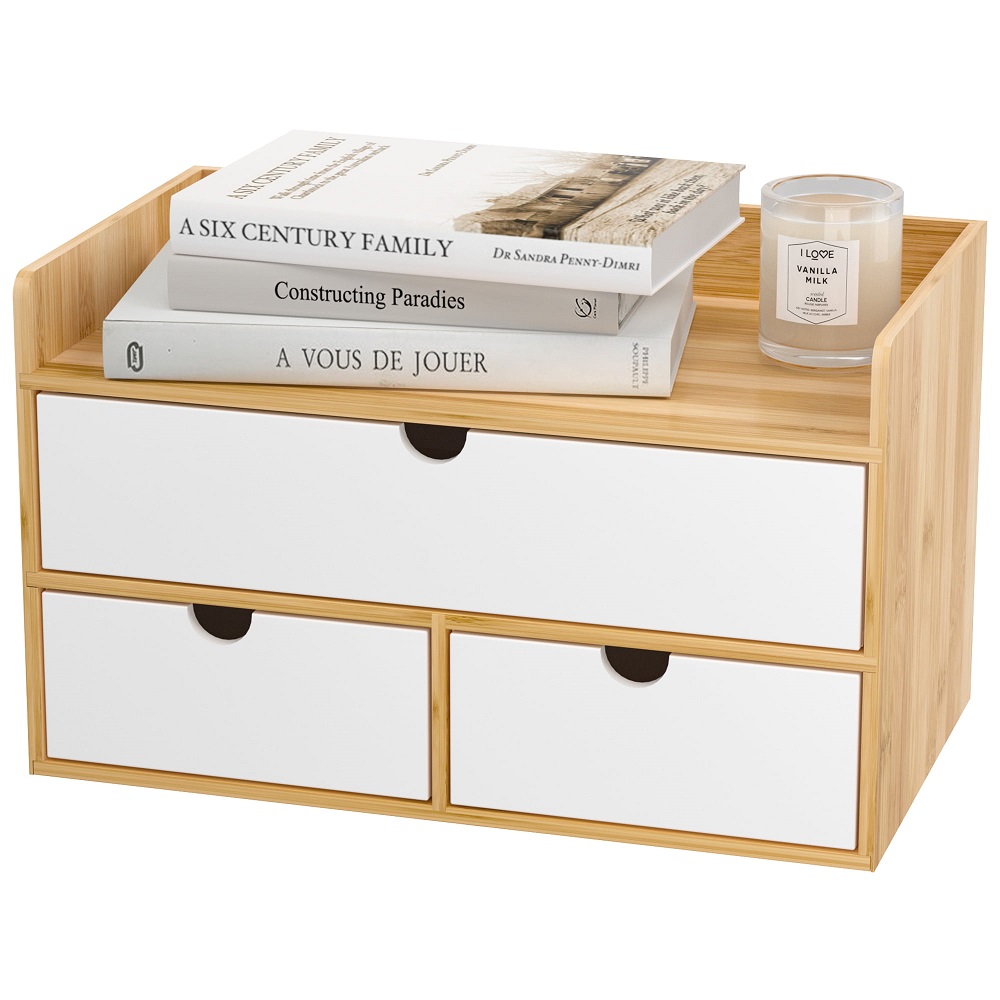 desktop organizer with drawer