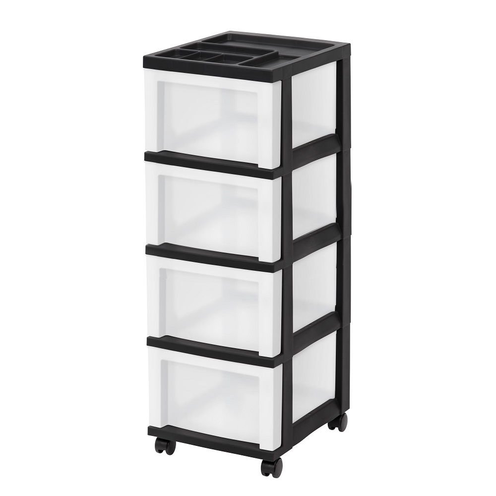 4 drawer plastic organizer