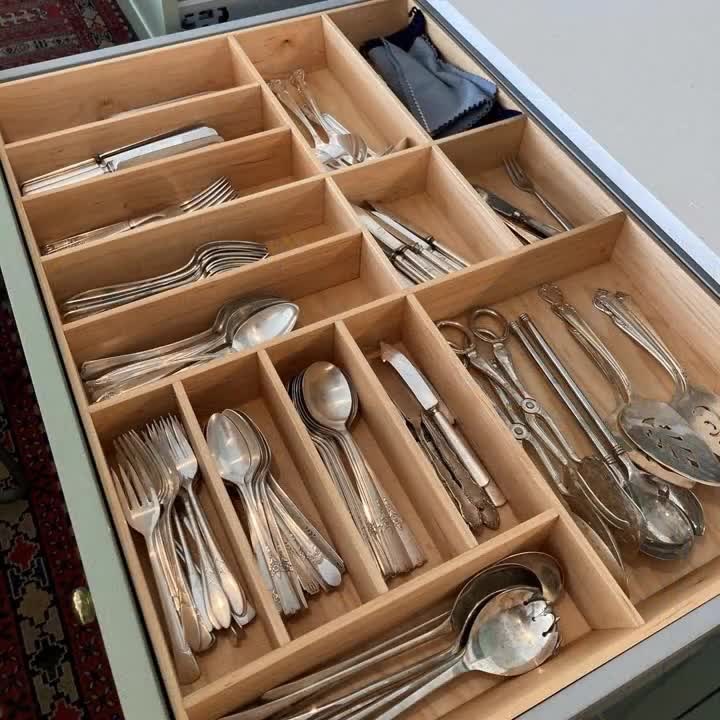 diy silverware drawer organizer