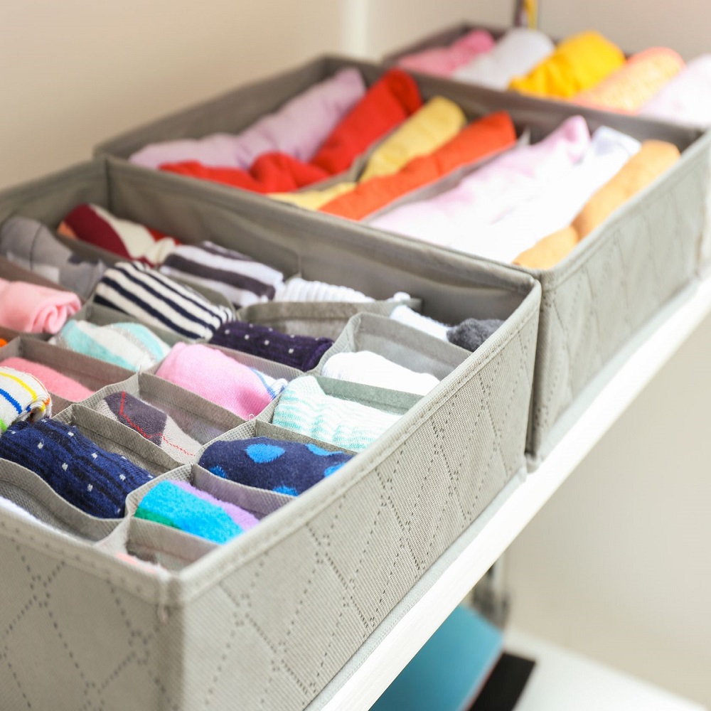 diy sock drawer organizer