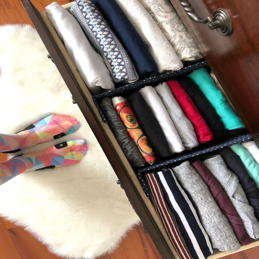 diy clothes drawer organizer
