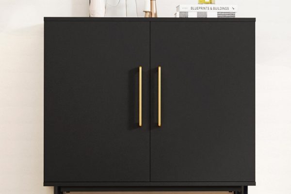 black cabinet