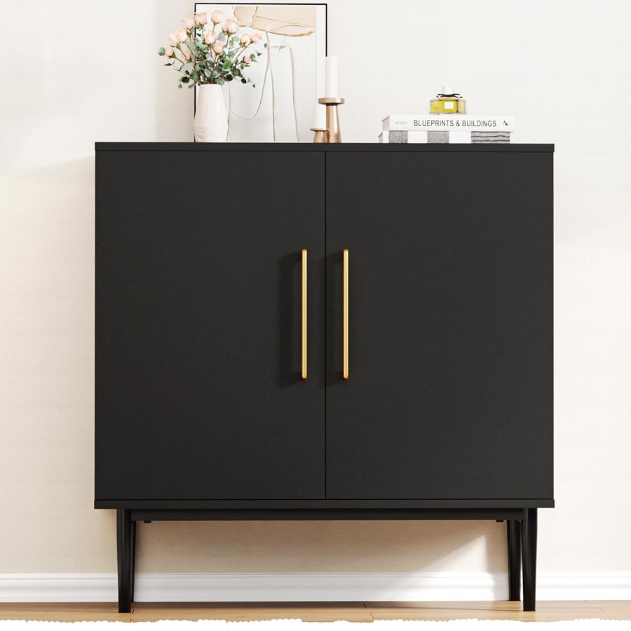 black cabinet