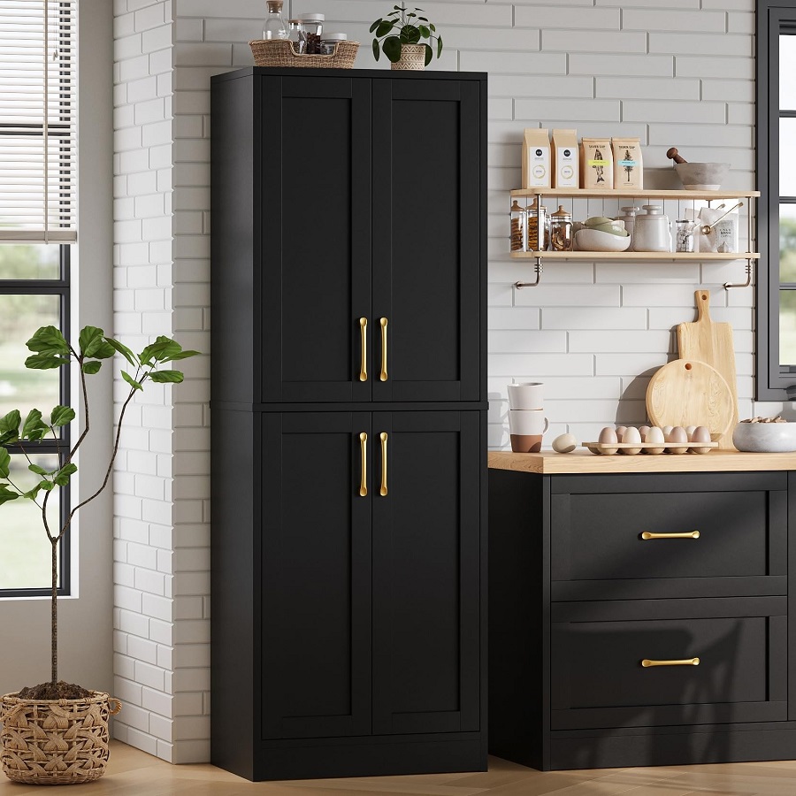 black cabinet
