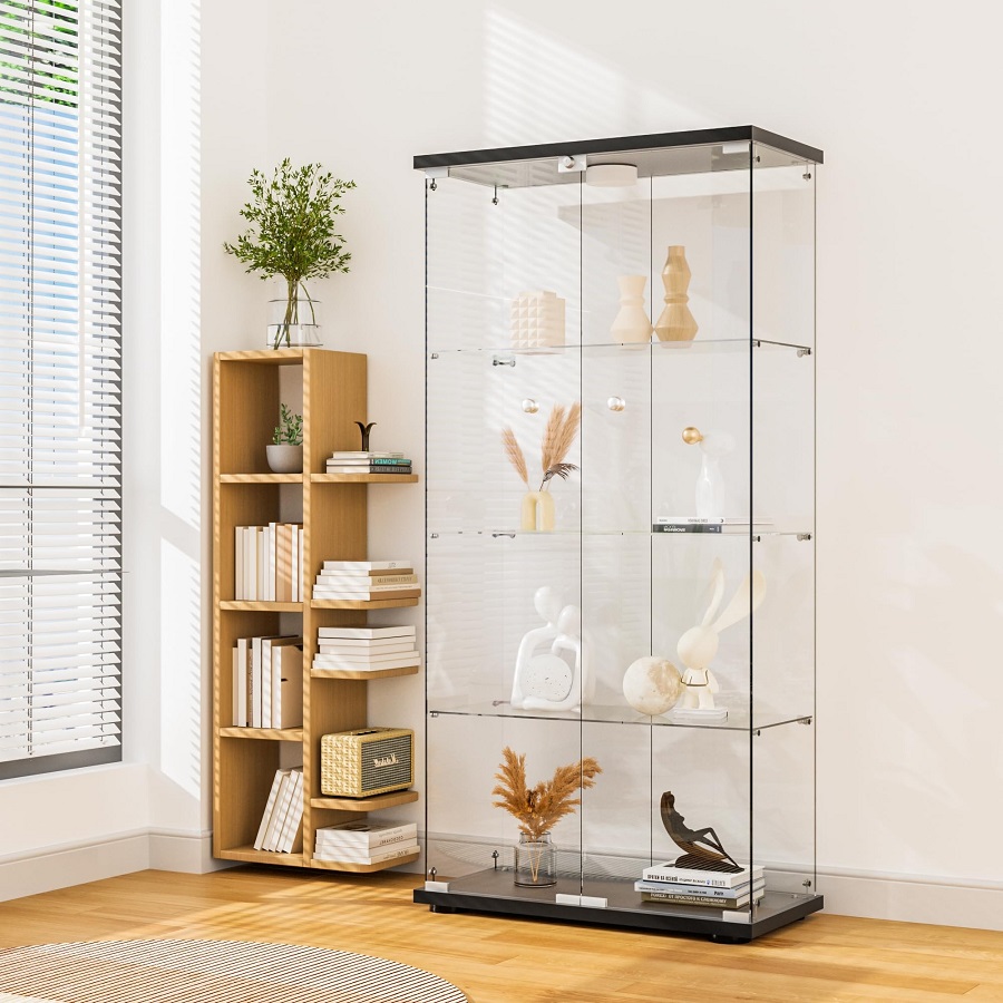 glass display cabinet
