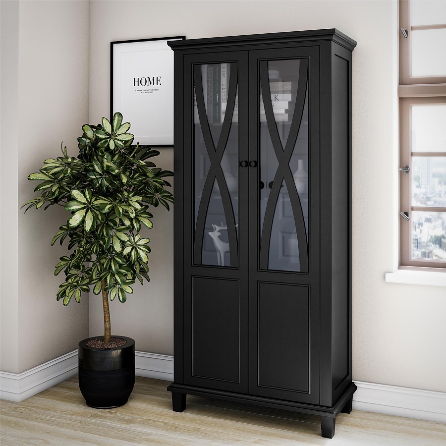 black cabinet
